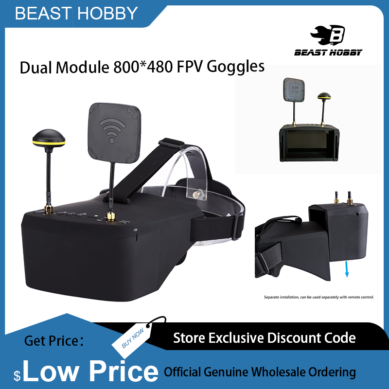 EV800D 5.8G 40CH Diversity FPV - Skyzone Cobra X V2 Fpv Goggles recensie en prijs