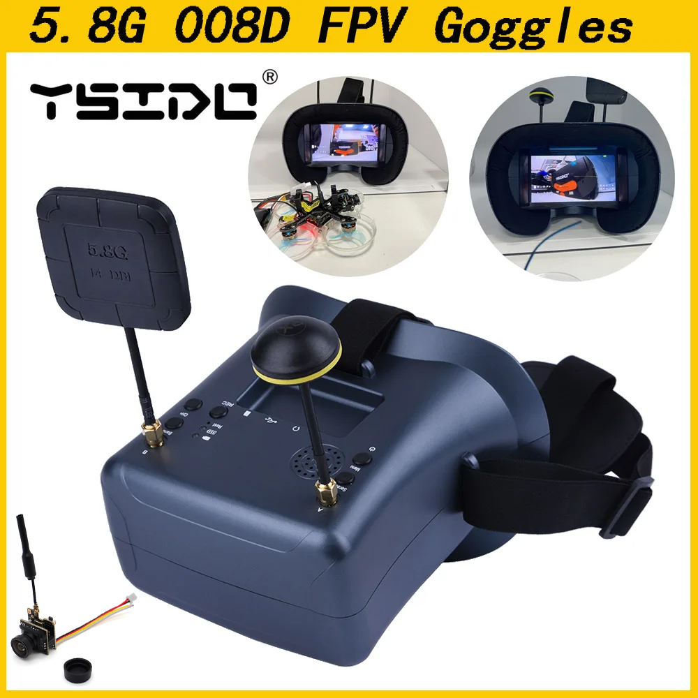 008D 5.8G 40CH 4.3 Inch 800*48 - Skyzone Cobra X V2 Fpv Goggles recensie en prijs